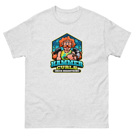 "Hammer Curls" by Brick Headstrong Official T-Shirt